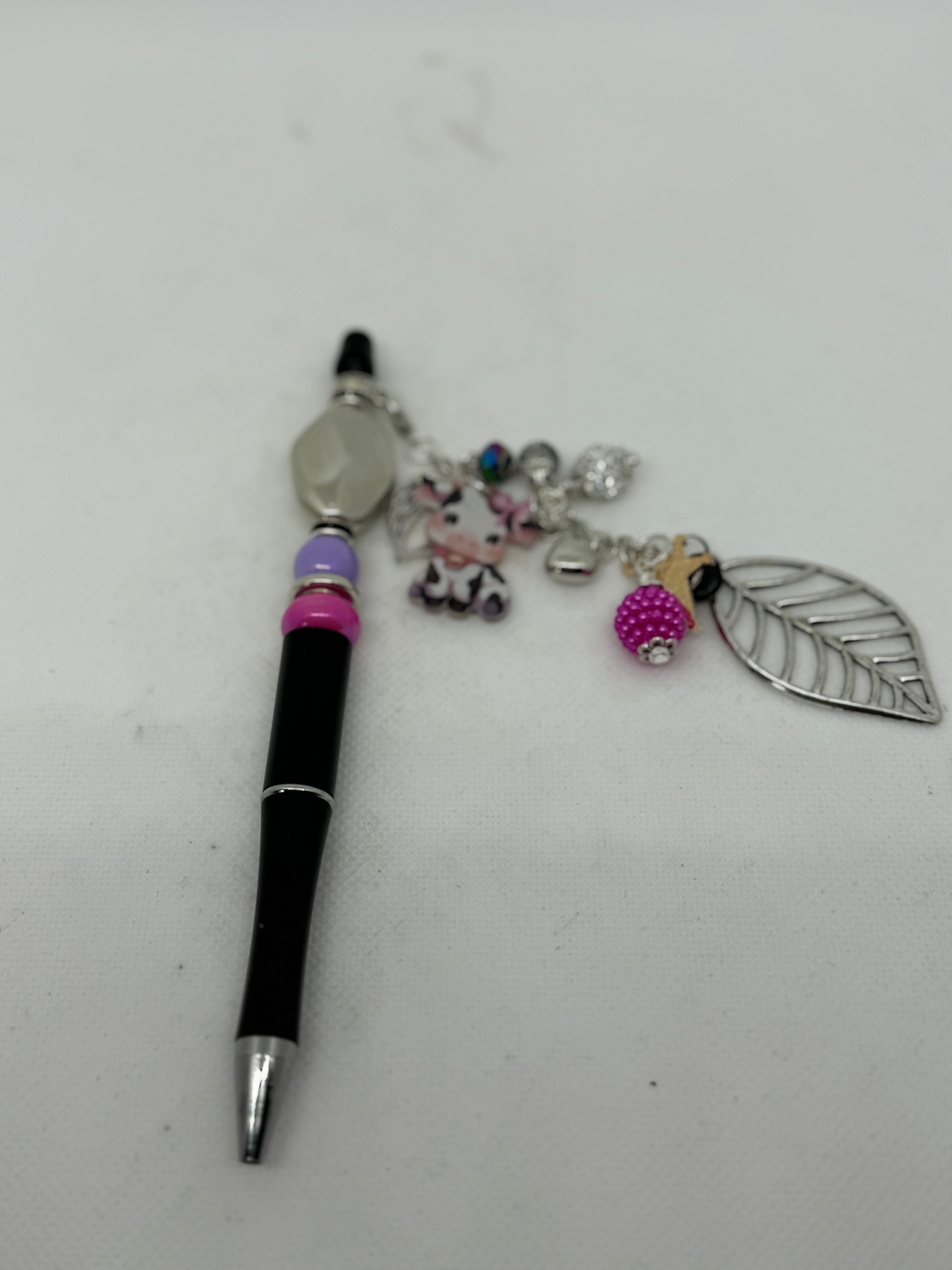 Beaded Pen with Dangles - Catalog No. SP-1