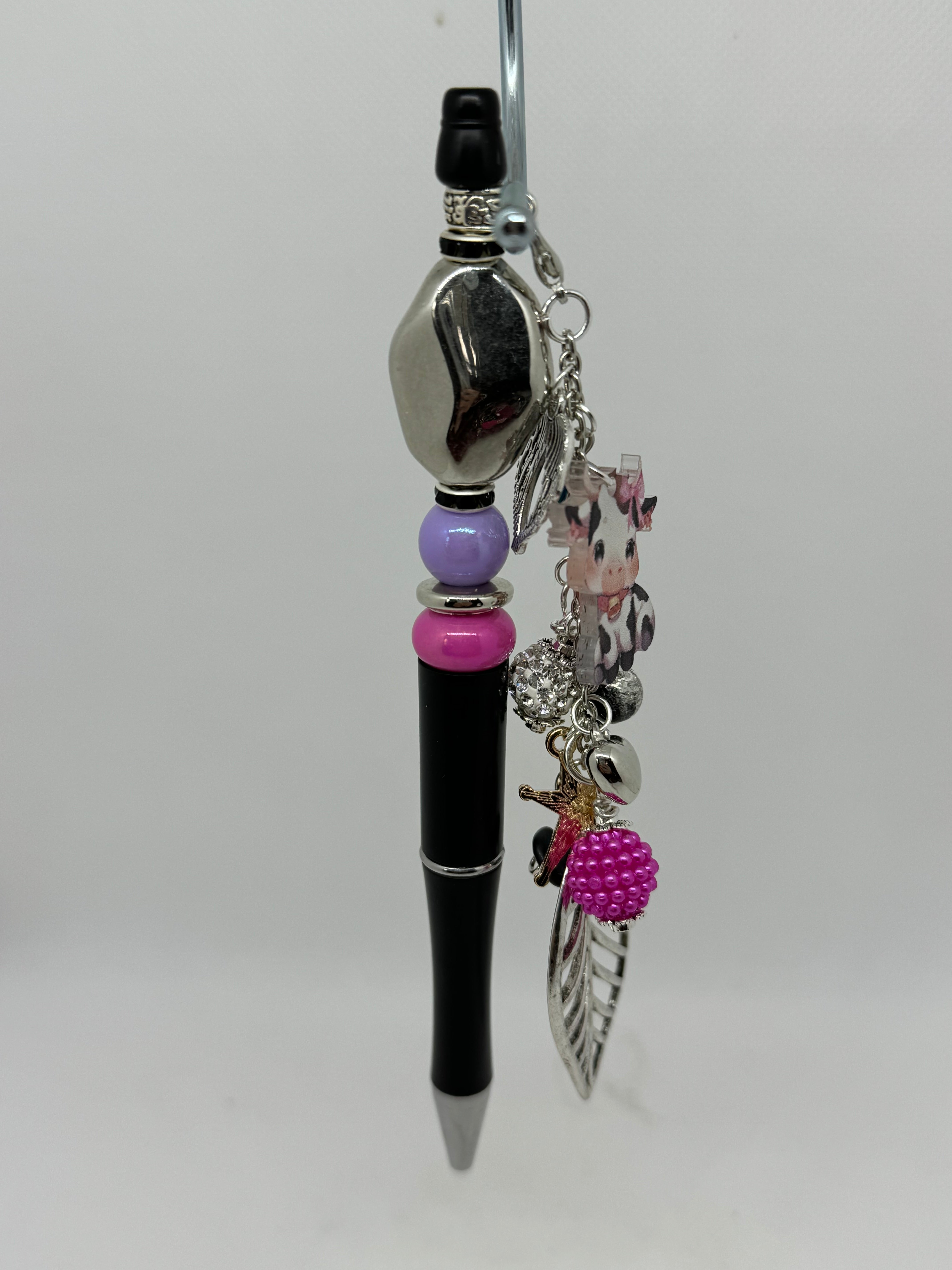 Beaded Pen with Dangles - Catalog No. SP-1