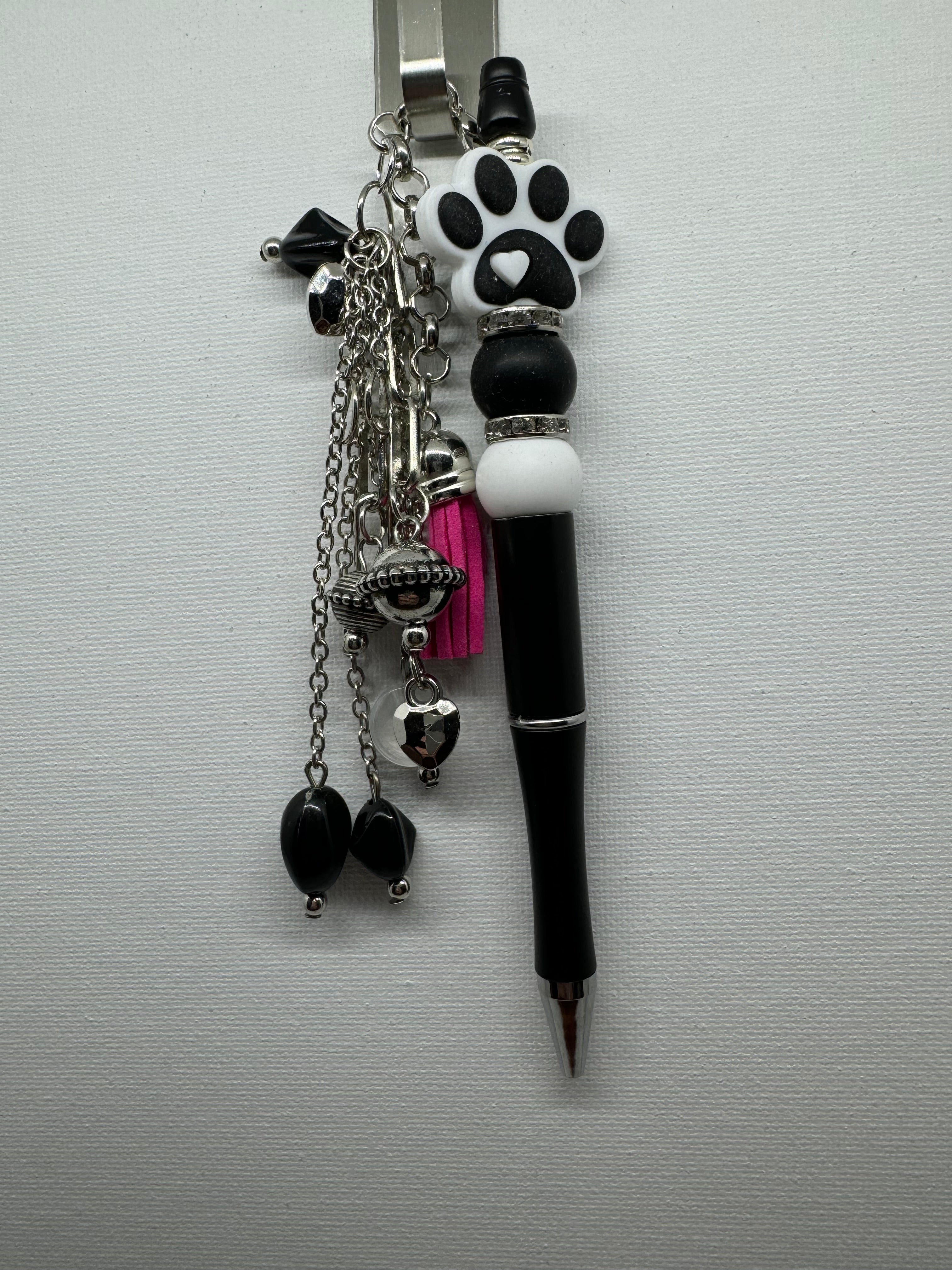 Beaded Pen with Dangles - Catalog No. SP-4