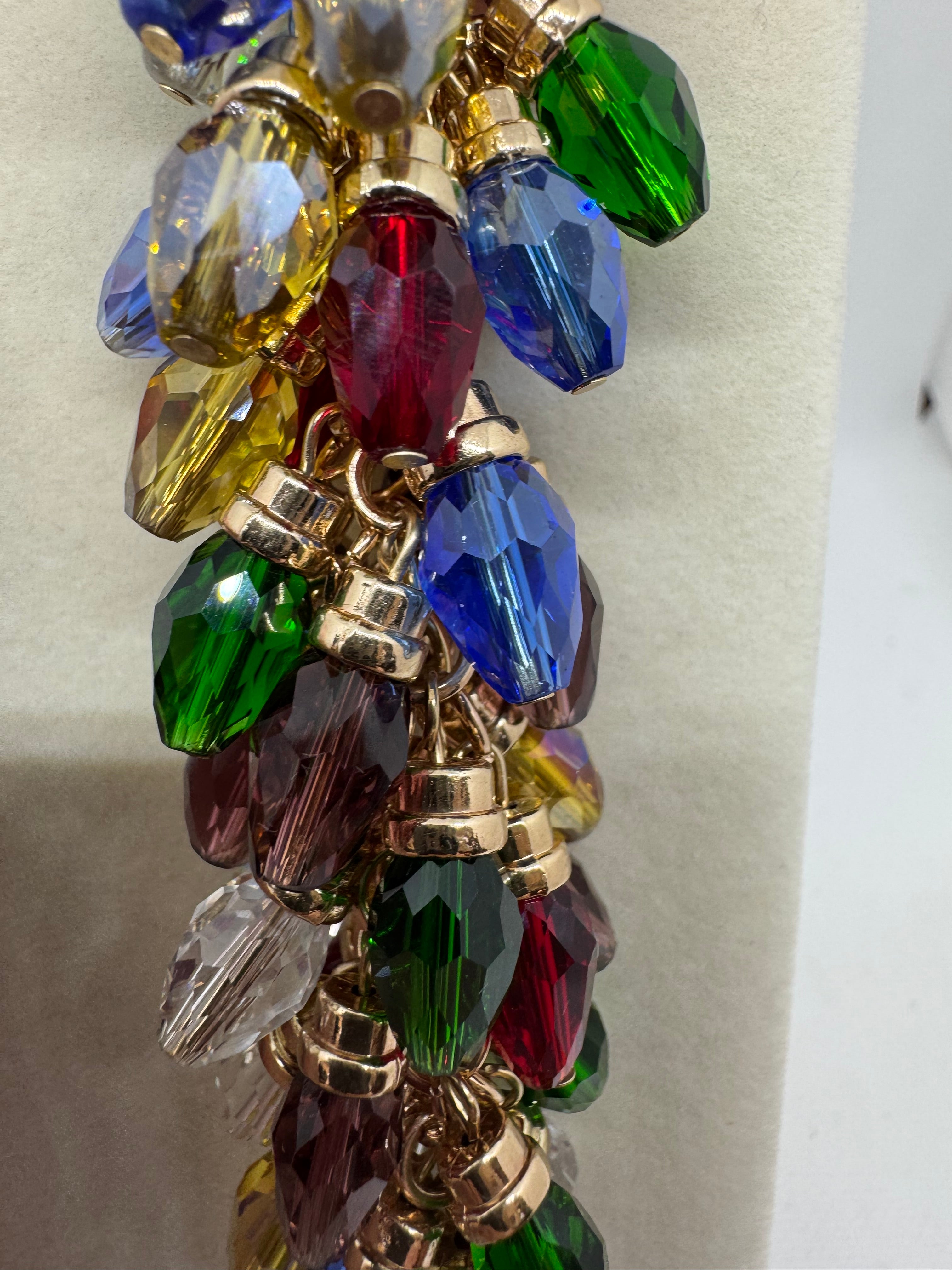 Purse Dangle for Christmas with Glass Bulb Beads Catalog No. PN-102