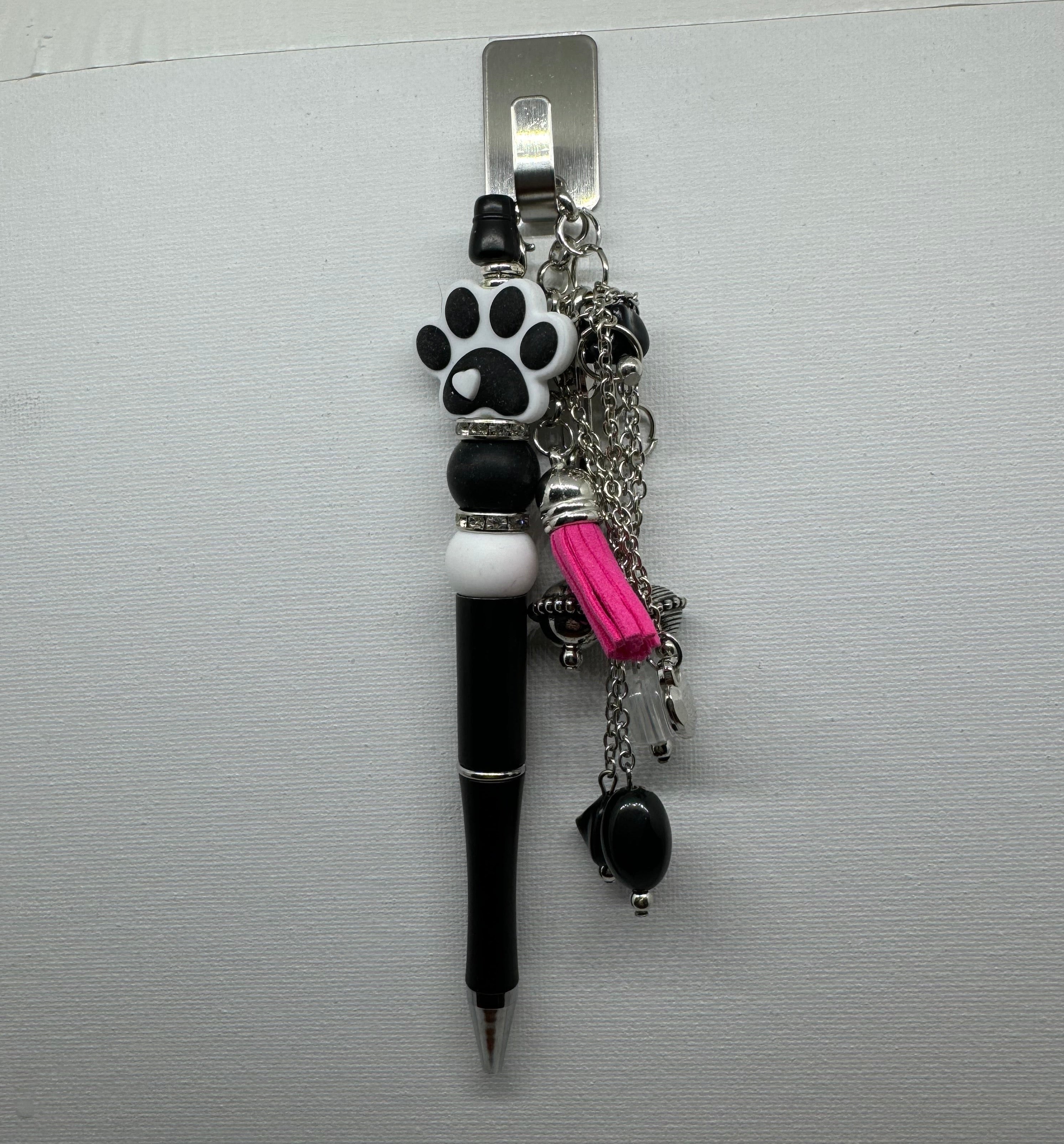 Beaded Pen with Dangles - Catalog No. SP-4