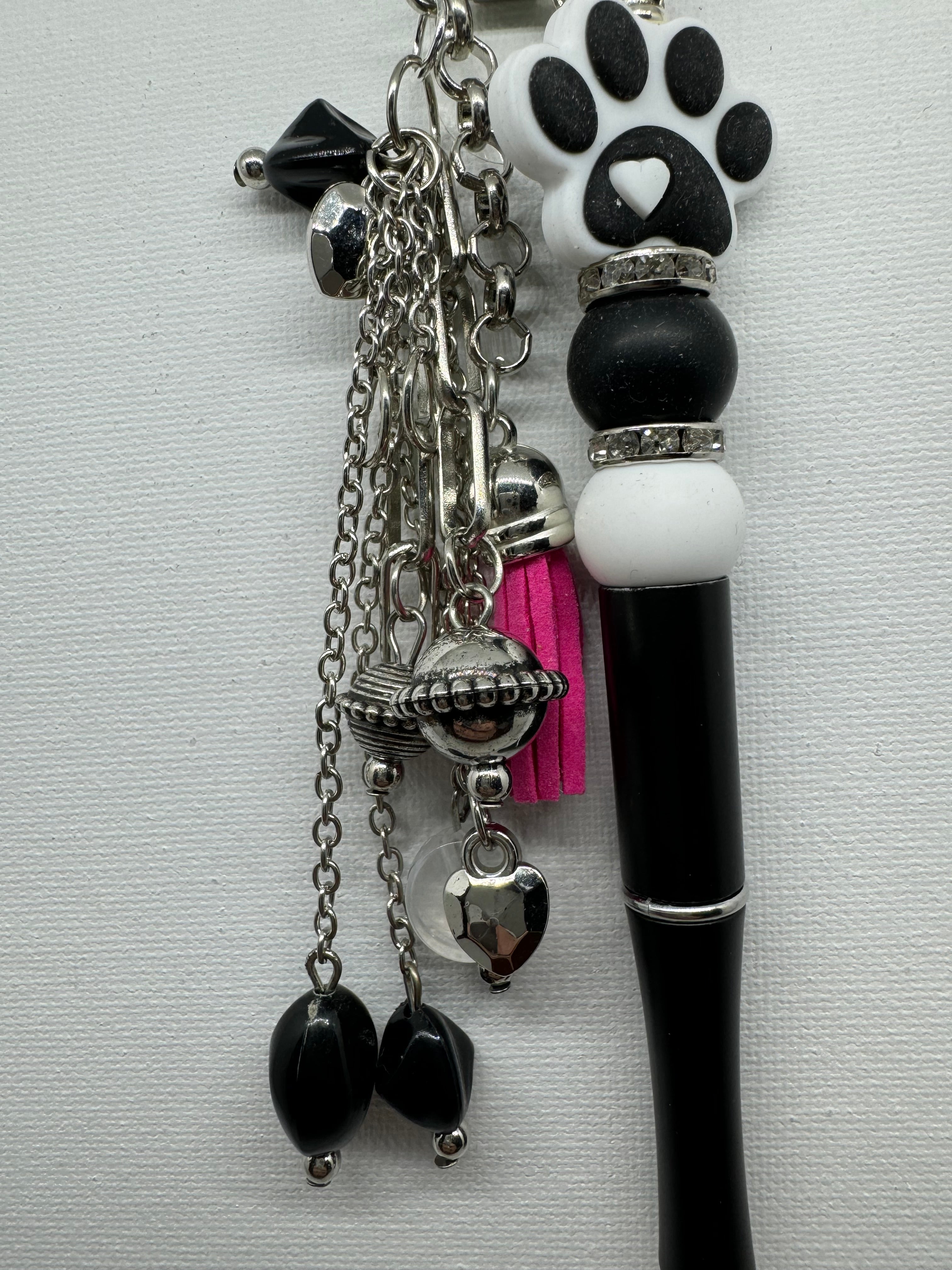 Beaded Pen with Dangles - Catalog No. SP-4